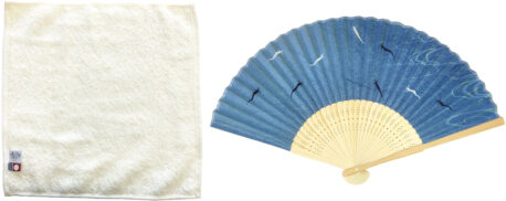 今治タオルハンカチ オフホワイト＆鮎