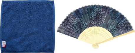 今治タオルハンカチ ロイヤルブルー＆花火