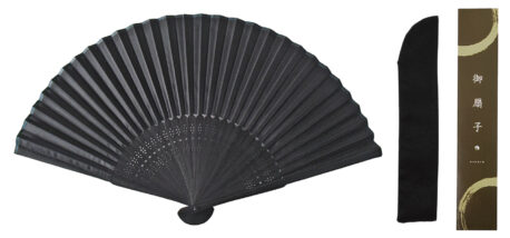 黒扇子　扇子袋セット
