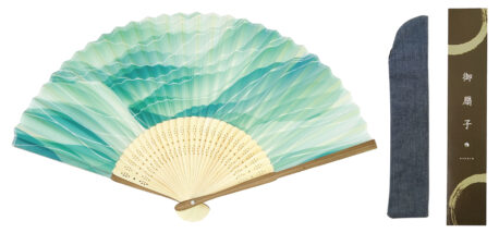 親すす竹かすみ扇子　扇子袋セット