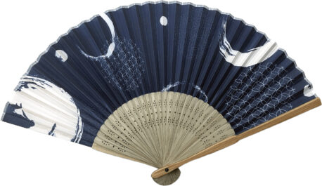 すす竹扇子　和文様